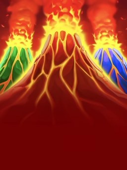 3 Coin Volcanoes